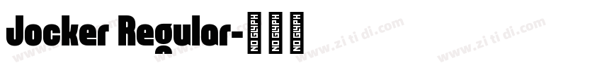 Jocker Regular字体转换